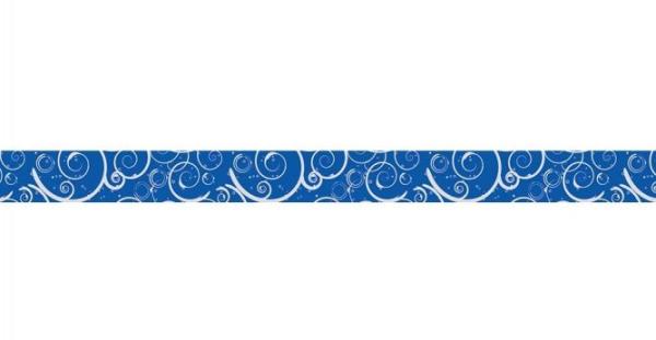 Klebeband Reispapier blau Ausschnitt